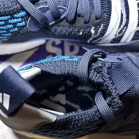 Adidas Trae Young 2 Basketball Shoes Boost in Navy Blue White Size 9.5 Mens - Picture 6 of 13